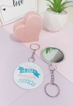 Mini Chaveiro Espelho Personalizado - comprar online