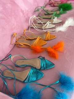 Flat Amarração - la plume Laranja - comprar online
