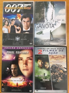 Kits selecionados com 4 DVDs - Brechó do Theobaldo