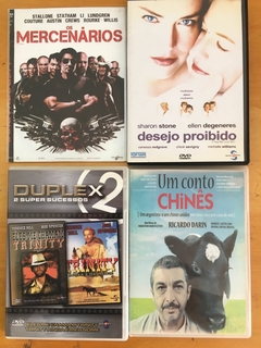 Imagem do Kits selecionados com 4 DVDs