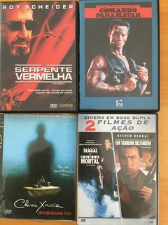 Imagem do Kits selecionados com 4 DVDs