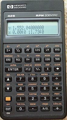 Calculadora científica programável HP 42S - com manual original em português.