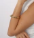 Bracelete Izar de aço inoxidável banhado a ouro 18K - comprar online