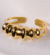 Anel Chason de Prata 925 banhado a Ouro 18K