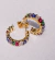 Brinco Salm de Prata 925 banhado a Ouro 18K - Gia Allure