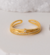 Anel Maia de Prata 925 banhado a ouro 18K