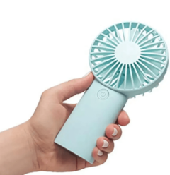 Banner da categoria Ventilador de Mão Portátil Recarregável USB 2 Velocidades