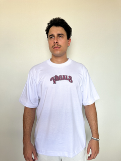 CAMISETA OVERSIZED VAGALS “VAGABUNDO TBM AMA” - BRANCA - comprar online