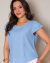 Blusa linho Light Manga Dupla