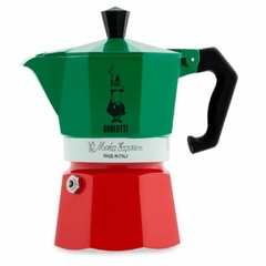 CAFETERA BIALETTI MOKA EXPRESS 6 TAZAS TRICOLOR
