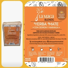 YERBA MATE LA MAGA BLENDS COMPUESTA (CEDRÓN Y NARANJA)