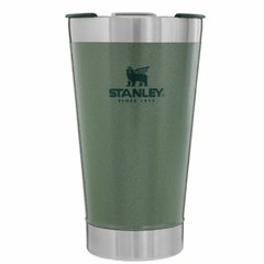 VASO STANLEY C/ DESTAPADOR BEER PINT VERDE 473 ML
