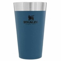 VASO STANLEY BEER PINT CELESTE 473 ML