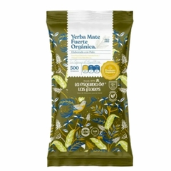 YERBA MATE LA ESQUINA LAS FLORES ORGÁNICA FUERTE 500 GR