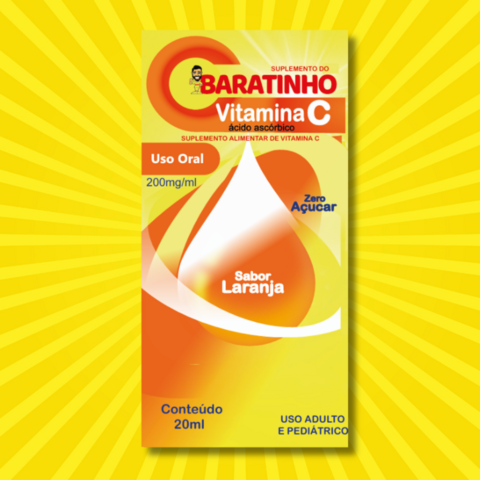BARATINHO VITAMINA C GOTAS 20ML