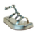 Flatform Birken Metalizado Ouro Light Com Pirâmides 3177 na internet