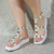 Flatform Birken Napa Off White Com Pirâmides 3175 - DWG CALCADOS