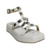 Flatform Birken Napa Off White Com Pirâmides 3175 na internet