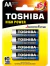 Pilhas Alcalina Blister AAA 04 Peças Toshiba Hig Power Original - comprar online