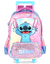 Mochila Rodinha E Costa Stitch Disney Grande Original Luxcel Filme Novo