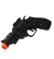 Imagem do Kit 02 Lançador Pistola Revolver Preta Lança Dardos C/ Alvo