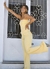 CALÇA AMARELO MANTEIGA