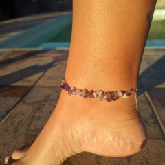 Tornozeleria cascalho de pedras naturais - comprar online