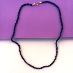 Colar de Pedras Naturais Lápis Lasuli - comprar online