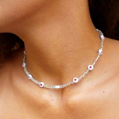 Choker lana del rey miçangas