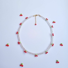 Choker de Miçanga Cherry