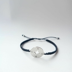 Pulseira de aço inox macramê na internet