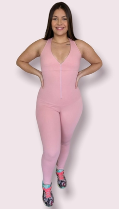 Imagem do Macacão Compressão com Cinta, Bojo e Ziper Plus Size - 1268