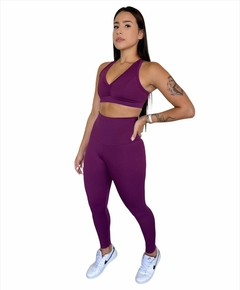 Calça Legging Compressão com Cinta - 1386 - loja online