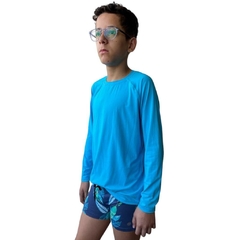 Kit Sunga Estampada + Camiseta Proteção Solar Infantil e Juvenil - 1315 na internet