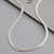 Choker de fita 4 mm folheado a prata