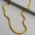 Colar de malha 4mm banhado a ouro 18k - Snake 4mm