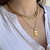 Choker delicada riviera banhada a ouro 18k - comprar online