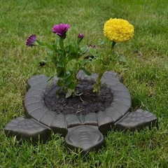 Imagen de KIT DE 2 MOLDES DE PET TORTUGAS PANEL DECORATIVO 3D PARA VACIADO DE YESO, CEMENTO, CONCRETO, HORMIGÓN O RESINA