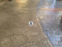 MOLDE PARA CONCRETO ESTAMPADO MODELO/DISEÑO ABANICO PARA PARED O PISO DE CEMENTO, HORMIGÓN, ESTUCO, MORTERO,CONCRETO - tienda en línea