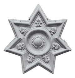 Imagen de Molde De PET Para Decoración Rosetón Estrella 3D Para Vaciado de Yeso, Cemento, Concreto, Hormigón o Resina