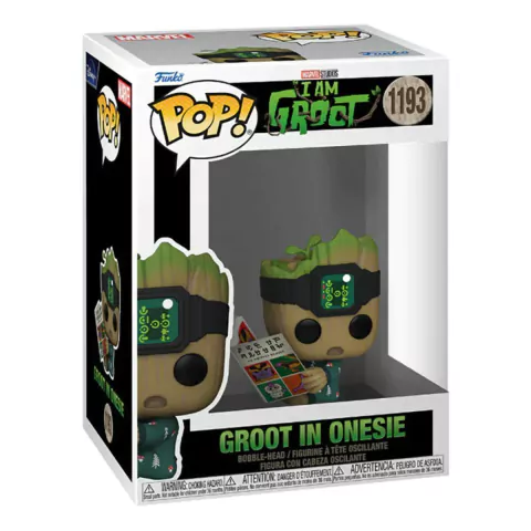 Funko Pop Marvel: I' Am Groot - Groot In Onesie With Books #1193