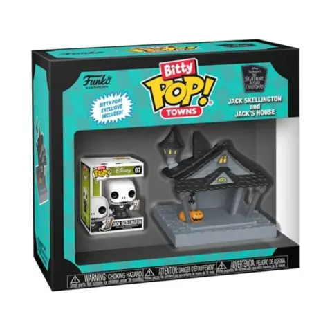 Preventa Funko Bitty Pop Towns! The Nightmare Before Christmas - Jack Skellington and Jack's House
