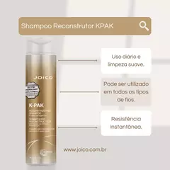 Joico Shampoo Reconstrutor K Pak 300ml - comprar online