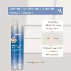Joico Shampoo Hidratante Moisture Recovery 300ml - loja online