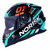 CAPACETE NORISK FF302 TOKYO BLACK/WHITE/GREEN