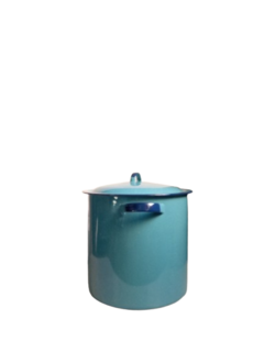 CINSA OLLA # 28 DE PELTRE AZUL TURQUEZA. - comprar en línea
