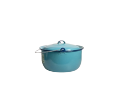 CINSA OLLA CONVEXA 24 CM DE PELTRE AZUL - comprar en línea