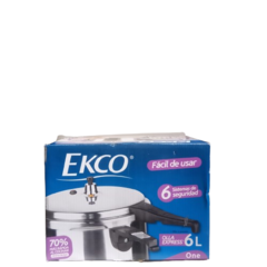 Olla Express 6 L Aluminio ECKO - Rápida y Duradera - BRITOMEX Comercios especializados
