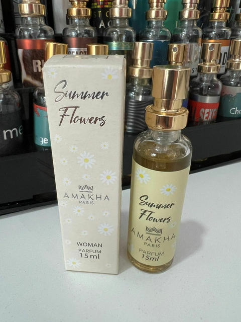 Summer Flowers 15 mL - Perfume Feminino de Bolso (a) inspirado no Parfum Flowers By Kenzo.