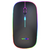 Mouse sem fio para notebook rgb bluetooth recarregável rgb rf6800 - comprar online